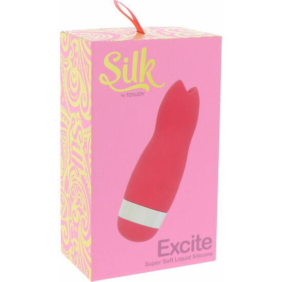 EXCITE SOFT SILICONE CLITORAL - PINK image 1