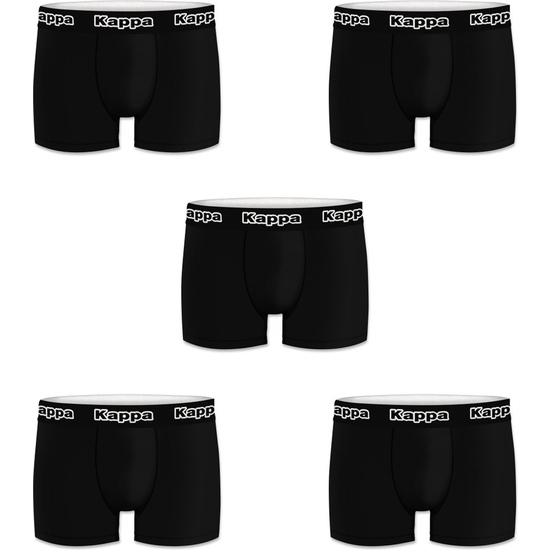 SET 5PCS BOXERS HOMBRE - NEGROS image 0