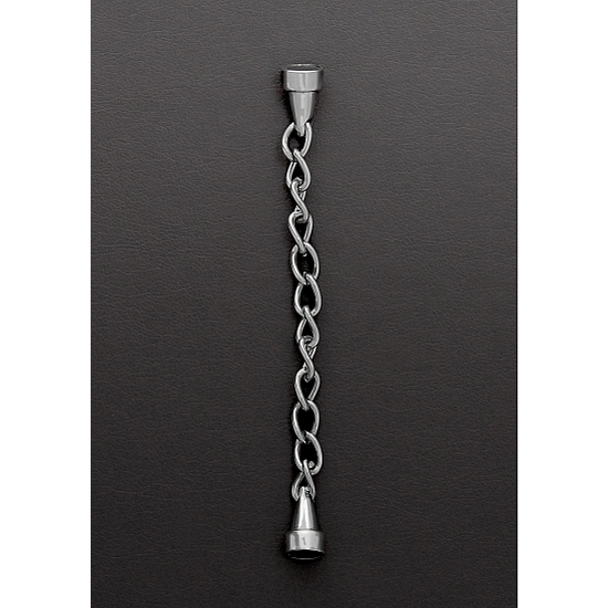 MINI MAGNETIC NIPPLE PINCHER 1 PIECE BRUSHED STEEL image 1