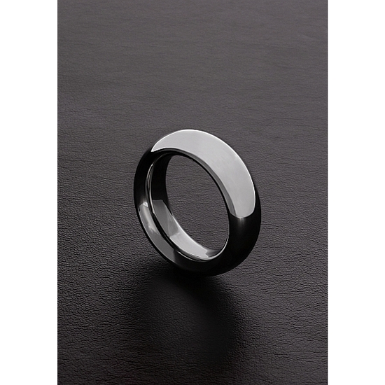 DONUT C-RING (15X8X35MM) BRUSHED STEEL image 0