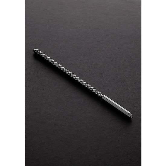 DIP STICK RIBBED 10X240MM BRUSHED STEEL image 0