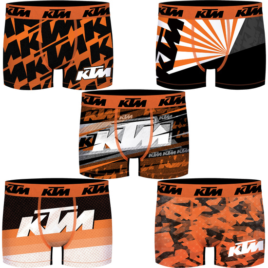 SET 5 BOXERS KTM - MULTICOLOR image 0