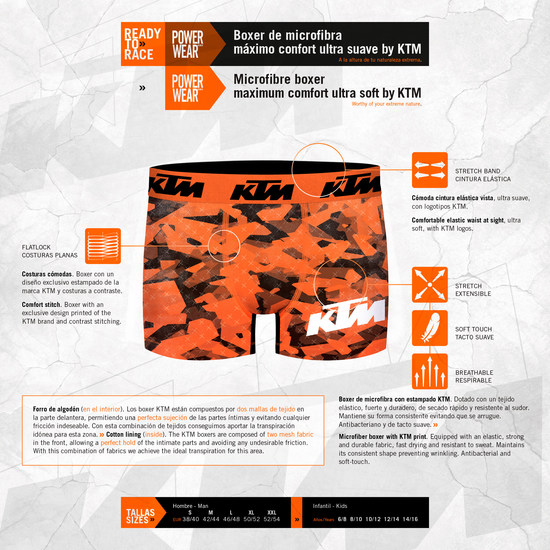 SET 5 BOXERS KTM - MULTICOLOR image 1