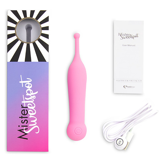 FEELZTOYS - MISTER SWEETSPOT CLITORAL VIBRATOR - PINK image 2