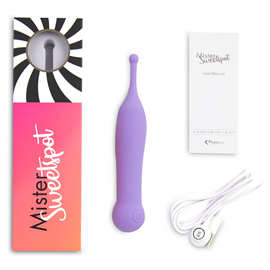 FEELZTOYS - MISTER SWEETSPOT CLITORAL VIBRATOR - PURPLE image 2
