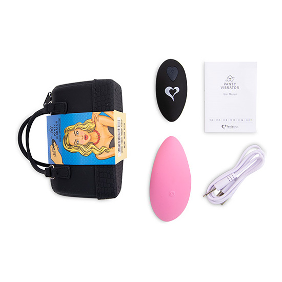 FEELZTOYS - PANTY VIBE REMOTE CONTROLLED VIBRATOR - PINK image 1