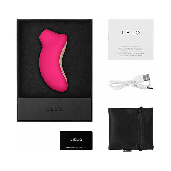 LELO SONA 2 CRUISE SONIC CLITORAL MASSAGER - CERISE image 3