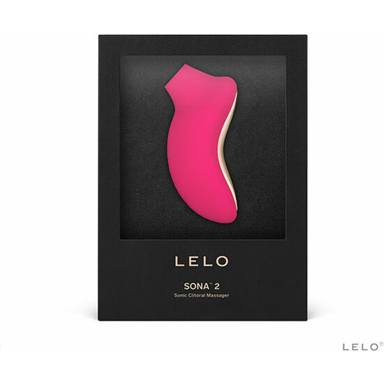 LELO SONA 2 SONIC CLITORAL MASSAGER - CERISE image 2