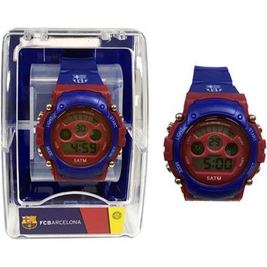 RELOJ PULSERA CADETE DIGITAL FCB image 0