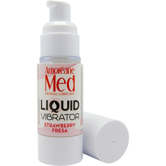 AMOREANE LIQUID VIBRATOR STRAWBERRY image 1