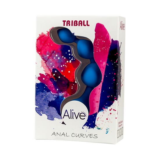 ALIVE TRIBALL PLUG DE SILICONA - AZUL image 1