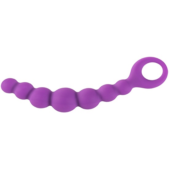 ALIVE BUBBLE-CHAIN - BOLAS ANALES SILICONA MORADO image 0