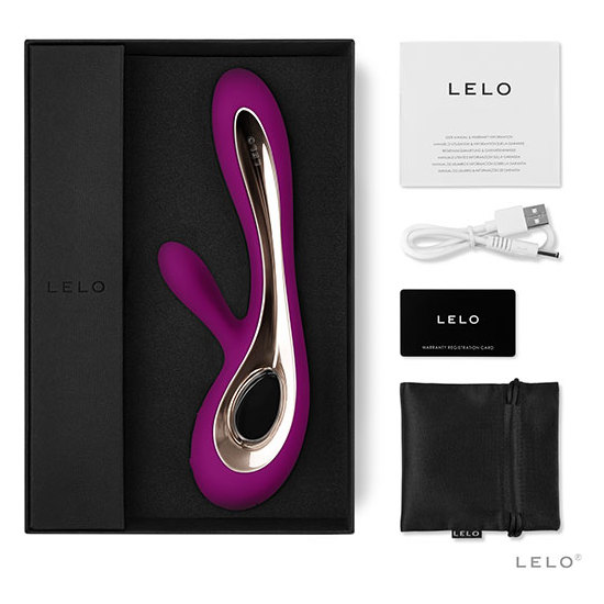 LELO - SORAYA 2 VIBRATOR DEEP ROSE image 2