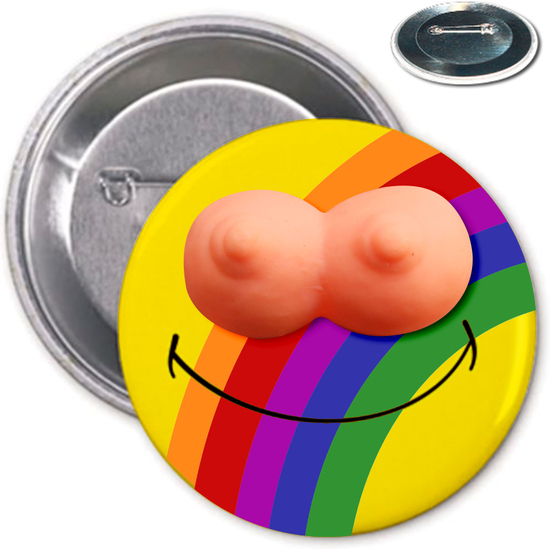 12 CHAPAS SONRISAS ARCOIRIS TETITAS image 0