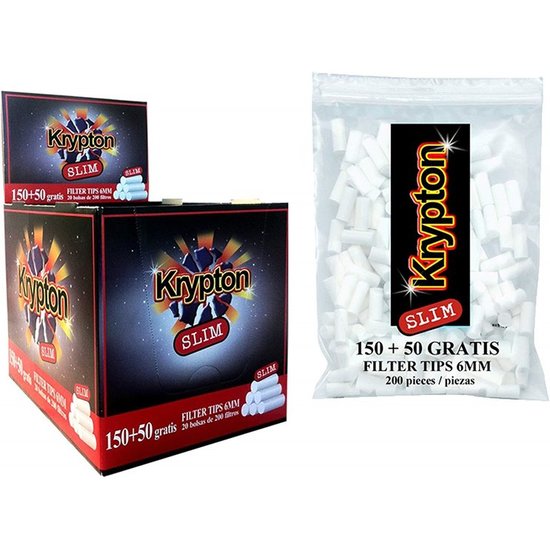 FILTROS KRYPTON SLIM 6MM 200 UDS image 0