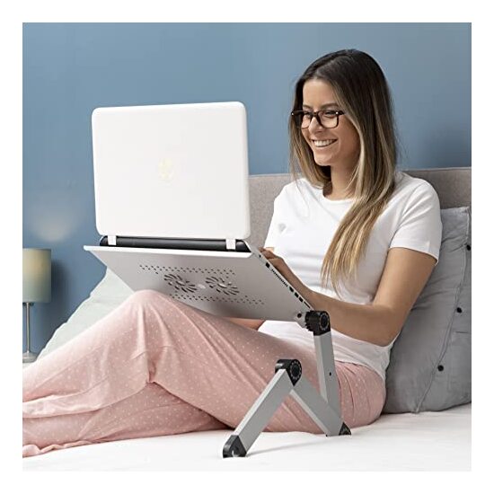 MESA AJUSTABLE MULTIPOSICIÓN PARA ORDENADOR PORTÁTIL OMNIBLE INNOVAGOODS image 2