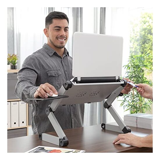 MESA AJUSTABLE MULTIPOSICIÓN PARA ORDENADOR PORTÁTIL OMNIBLE INNOVAGOODS image 3