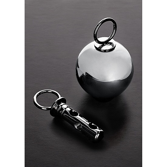 AUTO BONDAGE ICE BALL LOCK - STAINLESS STEEL image 2