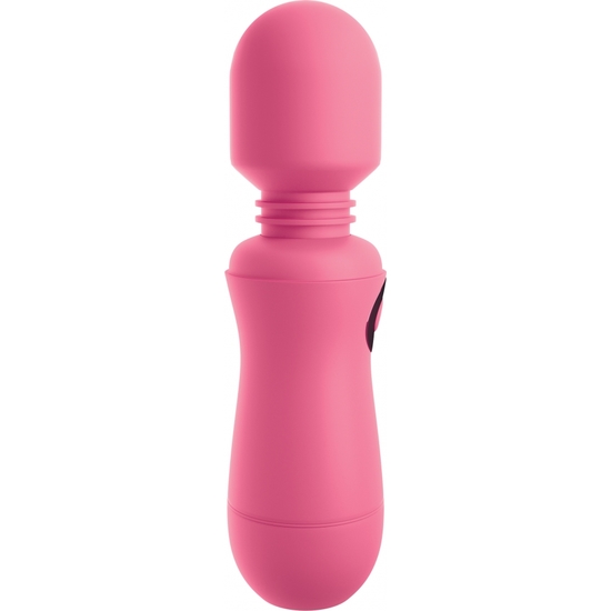 OMG! WANDS - ENJOY RECHARGEABLE VIBRATING WAND, PINK image 3