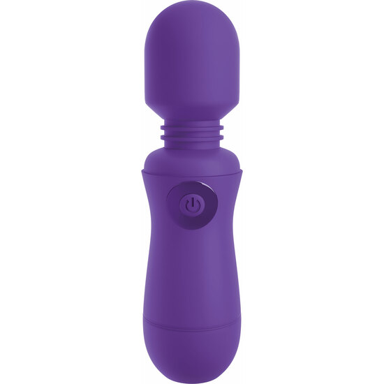 OMG! WANDS - RECHARGEABLE VIBRATING WAND, PURPLE image 2