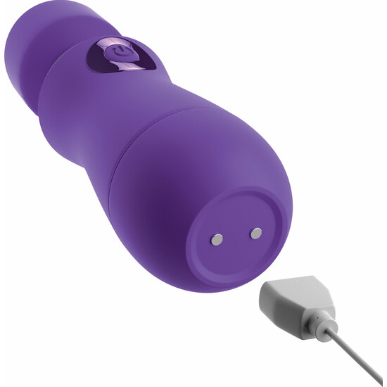 OMG! WANDS - RECHARGEABLE VIBRATING WAND, PURPLE image 4