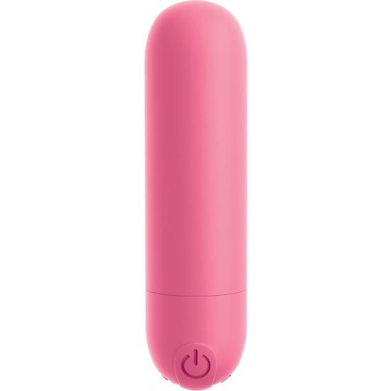 OMG! BULLETS - PLAY RECHARGEABLE VIBRATING BULLET, PINK image 0