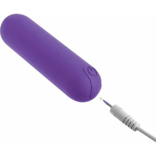 OMG! BULLETS - PLAY RECHARGEABLE VIBRATING BULLET, PURPLE image 3