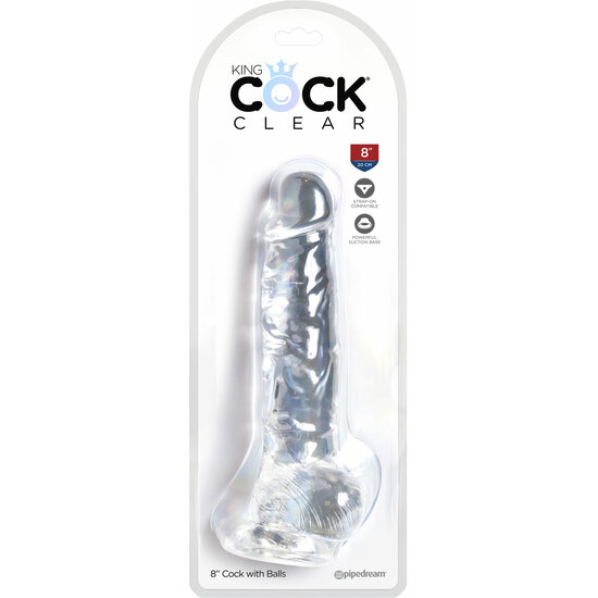KING COCK CLEAR 8 image 1