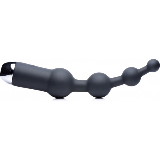 10X SILICONE ANAL BALLS - BLACK image 0