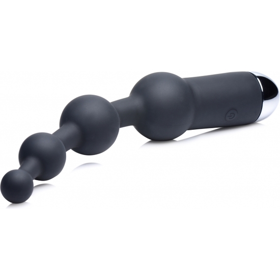 10X SILICONE ANAL BALLS - BLACK image 2