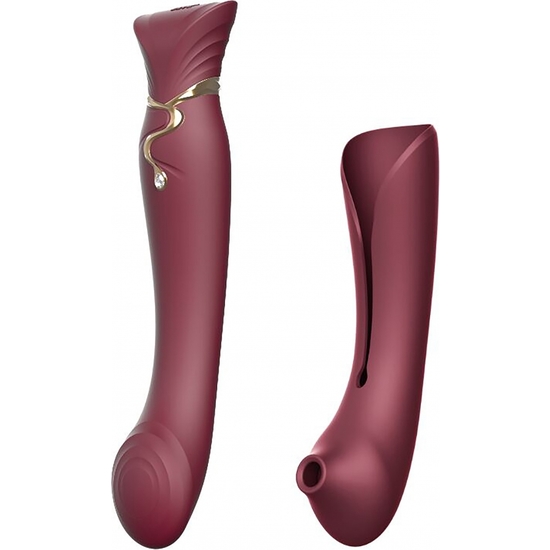 ZALO QUEEN SET WINE RED image 2
