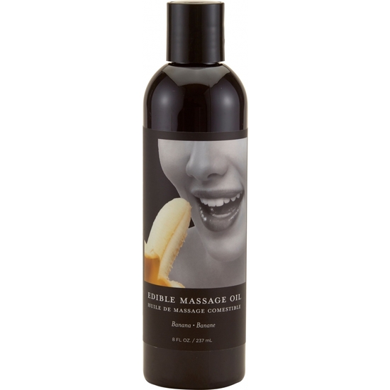 EARTHLY BODY BANANA EDIBLE MASSAGE OIL image 0