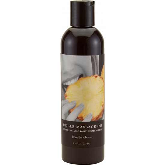 EARTHLY BODY PINEAPPLE EDIBLE MASSAGE OIL image 0