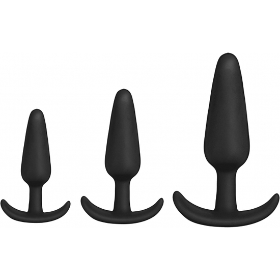 ANAL ESSENTIALS 3-PIECE SILICONE TRAINER SET image 0