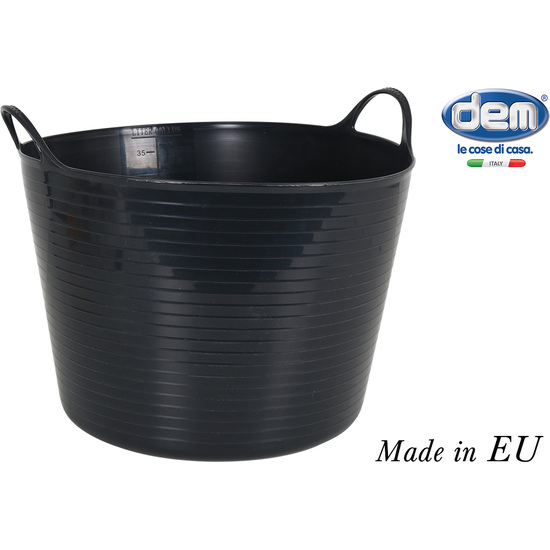 FLEXIBLE ROUND BLACK TUB 42LT.  image 0