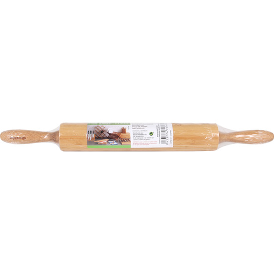 BAMBOO ROLLING PIN 50.8X5CM QUTTIN image 1