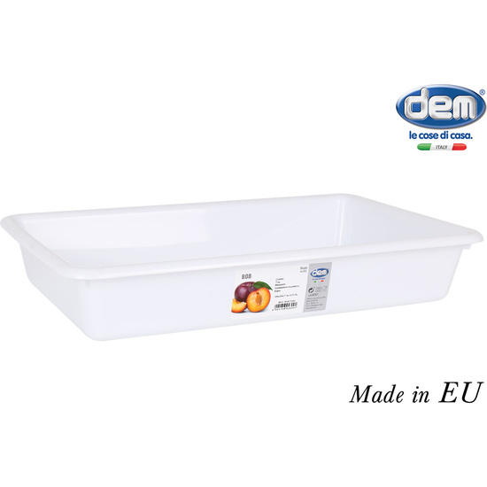 BIG WHITE TRAY 44X29X7.5CM/5.8L  image 0