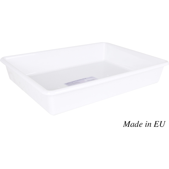 SMALL WHITE TRAY 31X20X6CM/2.2L  image 0