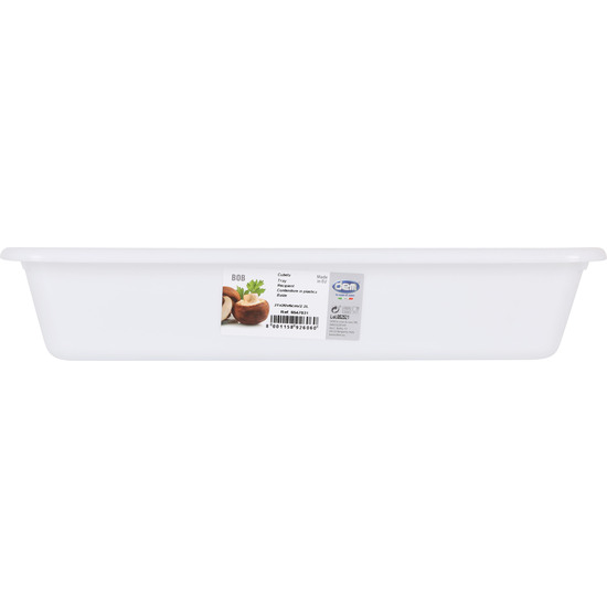 SMALL WHITE TRAY 31X20X6CM/2.2L  image 1