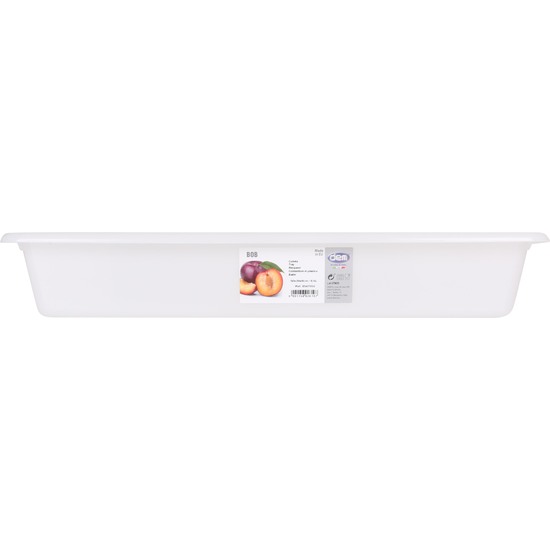 BIG WHITE TRAY 50X34X8CM/8.6L  image 1