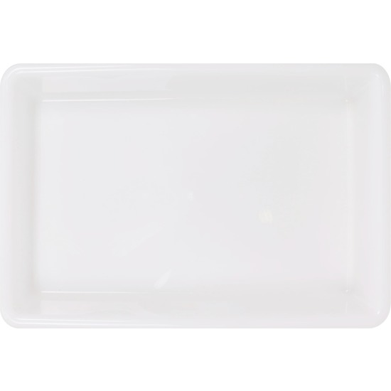 BIG WHITE TRAY 50X34X8CM/8.6L  image 3