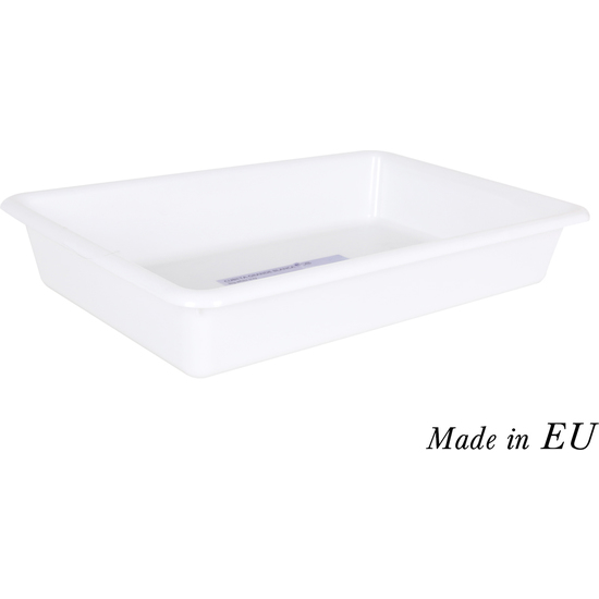 SMALL WHITE TRAY 37X23X7CM/3.6L  image 0
