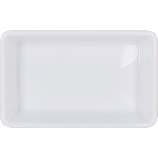 SMALL WHITE TRAY 37X23X7CM/3.6L  image 3