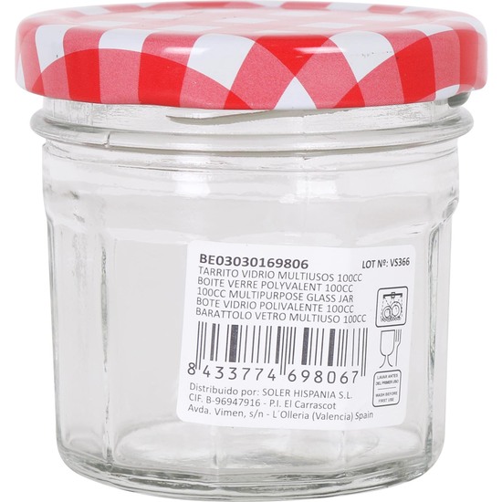 100CC MULTIPURPOSE GLASS JAR MEDITERRANEO image 4