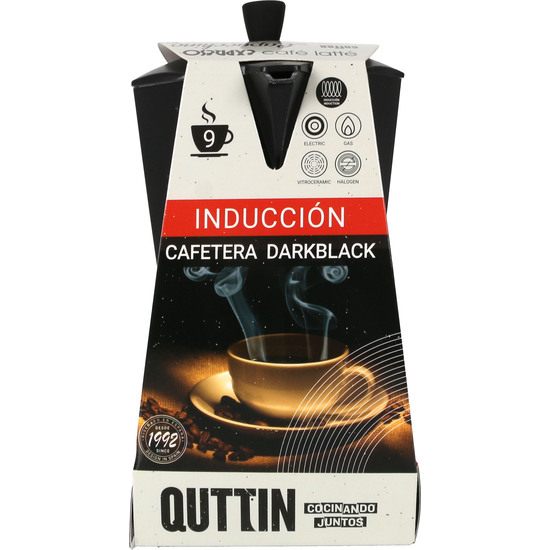 INDUC COFFEE MAKER 9 CUPS DARKBLACK QUTTIN image 2