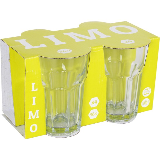 SET 4 VASOS 360CC LIMO image 4