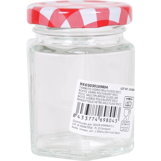 95CC MULTIPURPOSE GLASS JAR MEDITERRANEO image 4