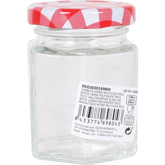 95CC MULTIPURPOSE GLASS JAR MEDITERRANEO image 7