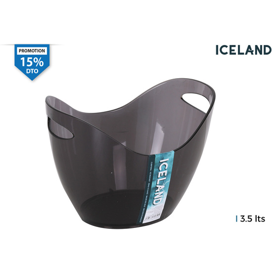 ICE BUCKET PS 3.5L BLACK ICELAND image 0