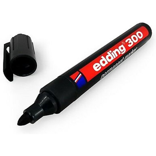 ROTULADOR EDDING 300 - NEGRO image 0